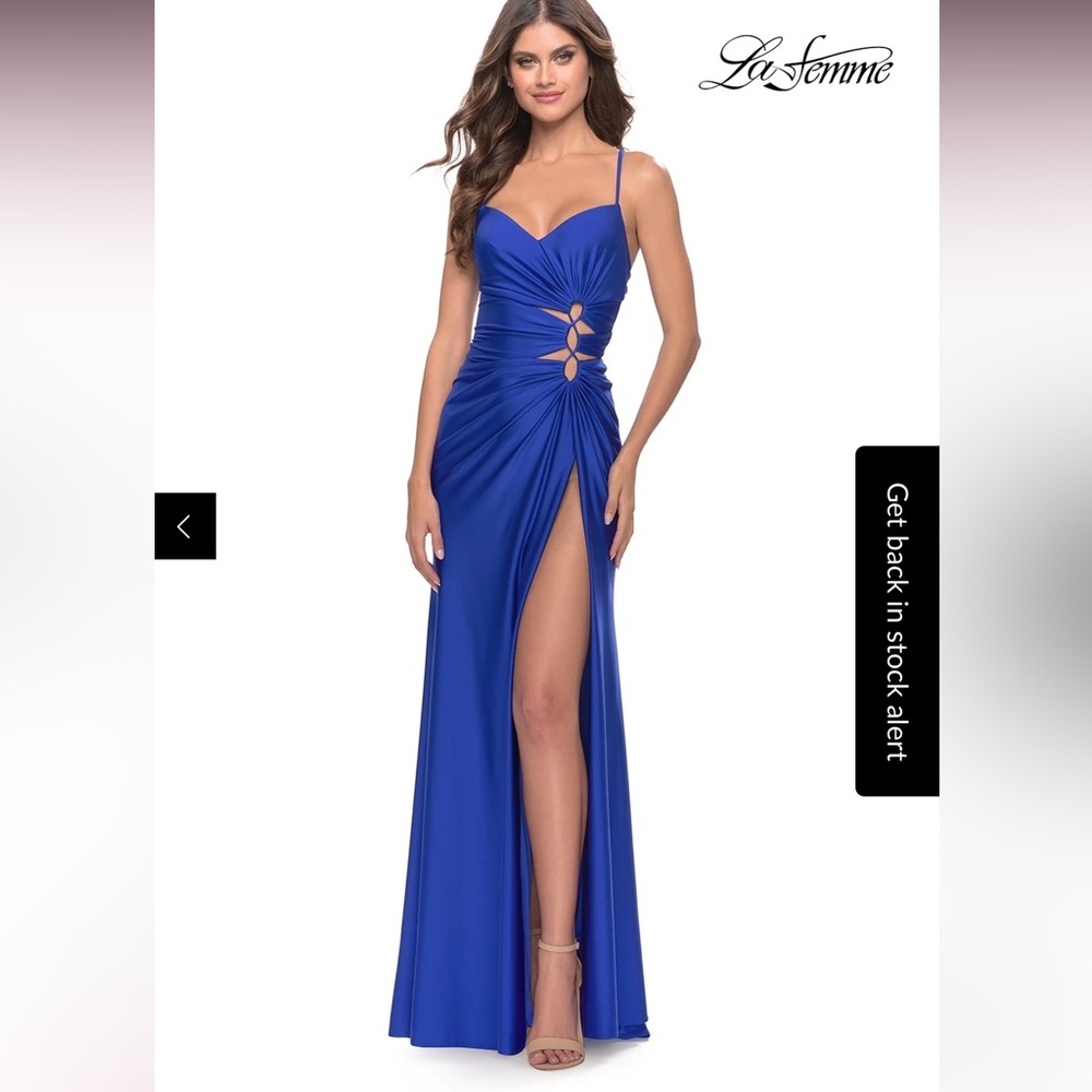 Cut-Out La Femme Unique Long Prom Dress 31174